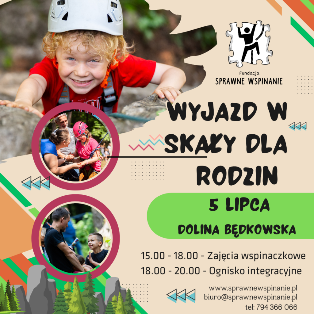 Wyjazdy w skałki dla rodzin