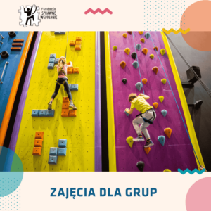 Zajęcia wspinaczki terapeutycznej dla grup