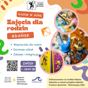 Razem w góre - darmowe zajęcia wspinaczki terapeutycznej dla rodzin